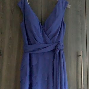 Cameron Blake Mother of Bride gown.  Periwinkle.  Size 8.